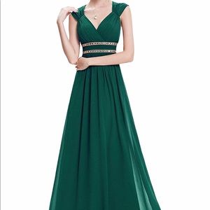 Dark green formal dress size 6